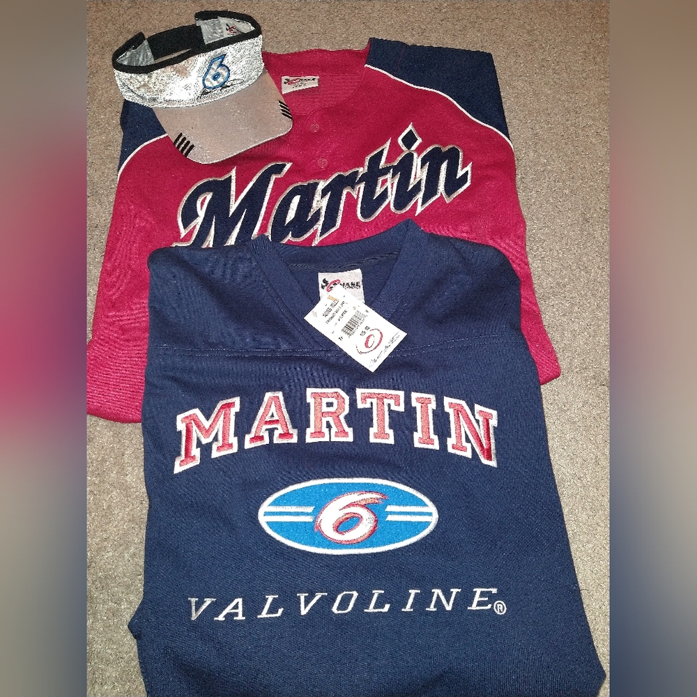 Vintage Mark Martin Chase Authentics Bundle Includes Deadstock Item